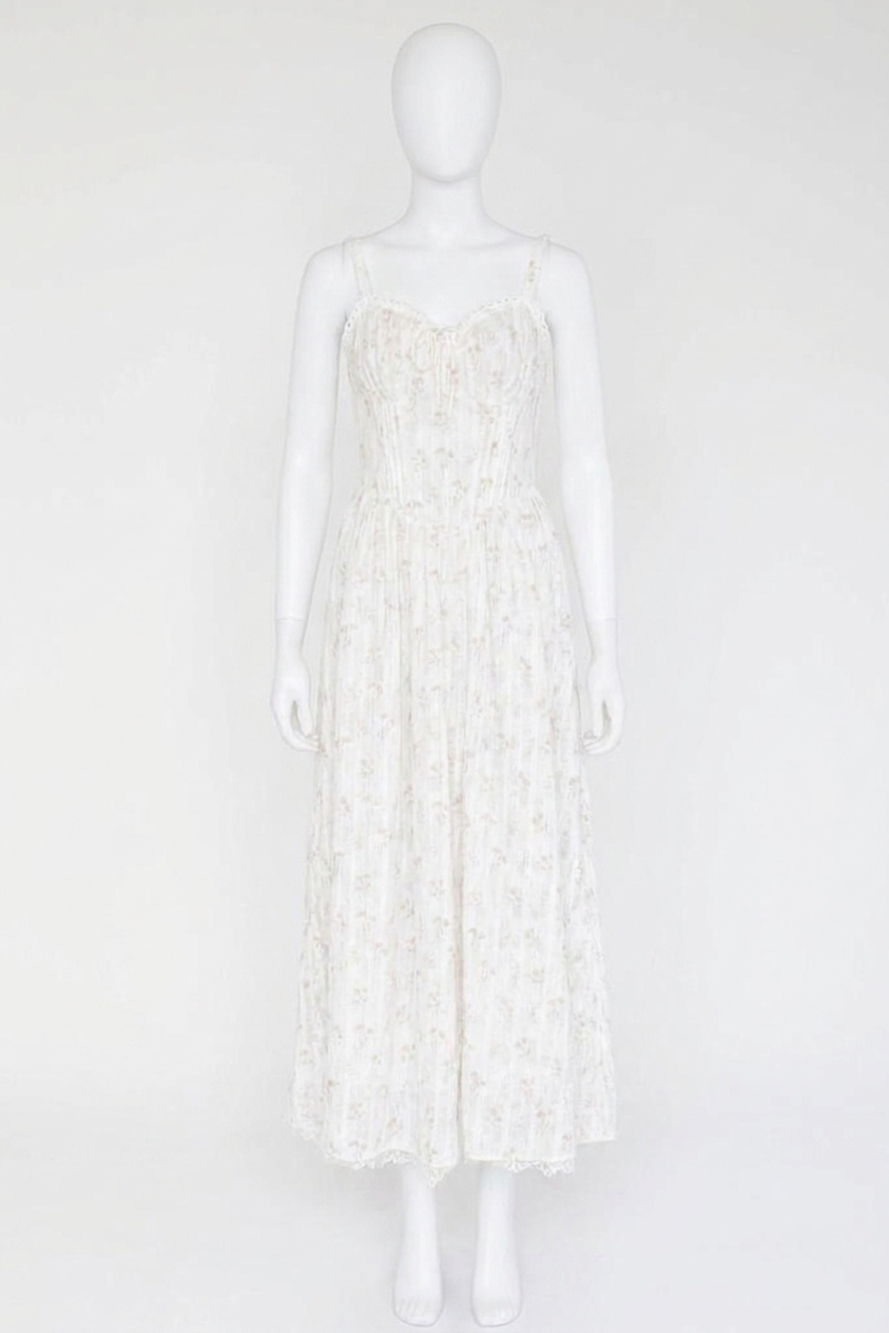 NEW KESTAN bailey maxi dress in white